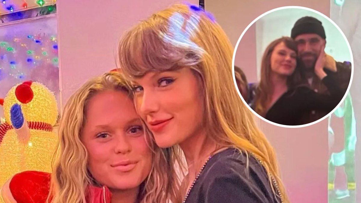 taylor swift travis kelce attend christmas party