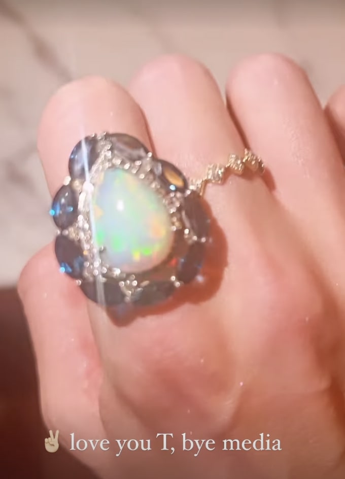 Keleigh Sperry Reveals If Travis Kelce Bought Taylor Swift&rsquo;s Opal Ring for Her Birthday