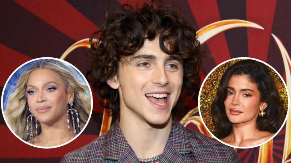 timothee chalamet reacts to kylie kiss at beyonce concert
