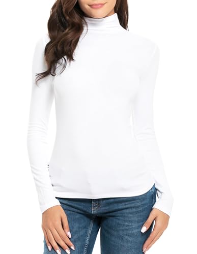 Wosalba White Turtleneck