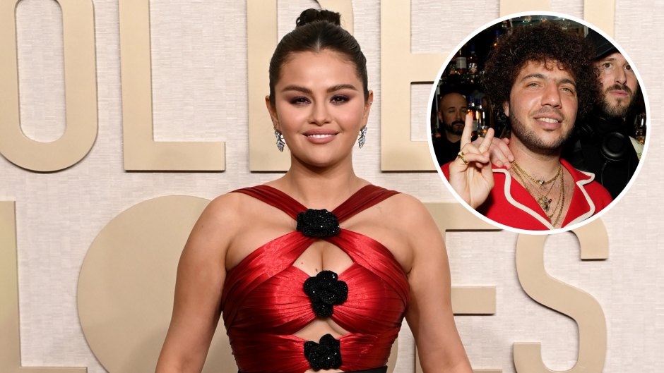 Selena Gomez Walks the 2024 Golden Globe Red Carpet Solo Amid Benny Blanco Romance