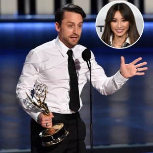 brenda song supports macaulay's brother kierans emmys win