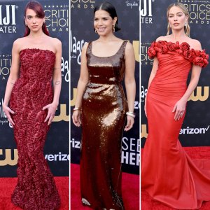 celebrities on critics choice awards 2024 red carpet