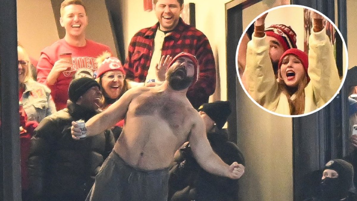 Jason Kelce Helps Fan Say Hi to Taylor Swift