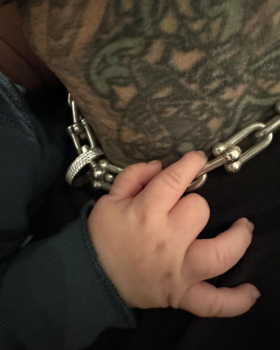 Kourtney Kardashian, Travis Barker’s Son Rocky Baby [Photos]