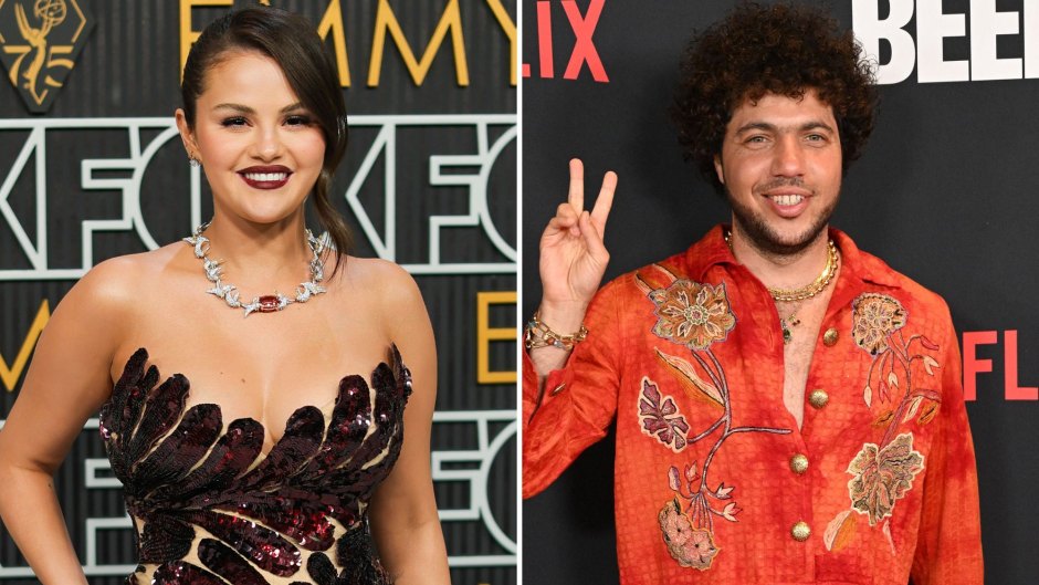 Selena Gomez and Benny Blanco Arrive at the 2024 Emmys Together