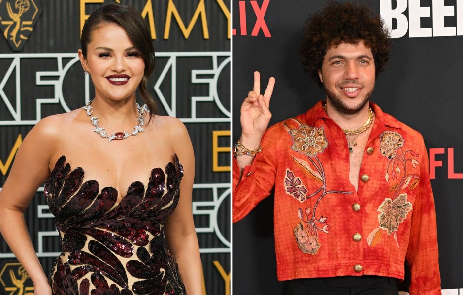 Selena Gomez and Benny Blanco Arrive at the 2024 Emmys Together
