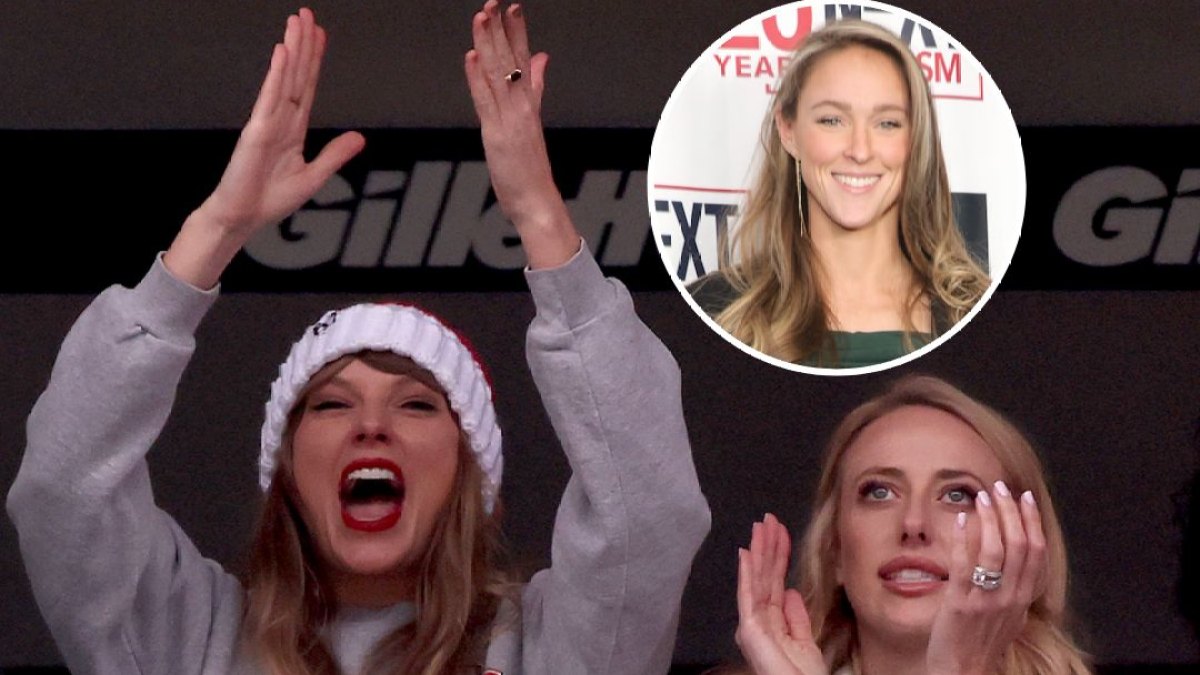 taylor swift bonds with kylie kelce at travis playoff game