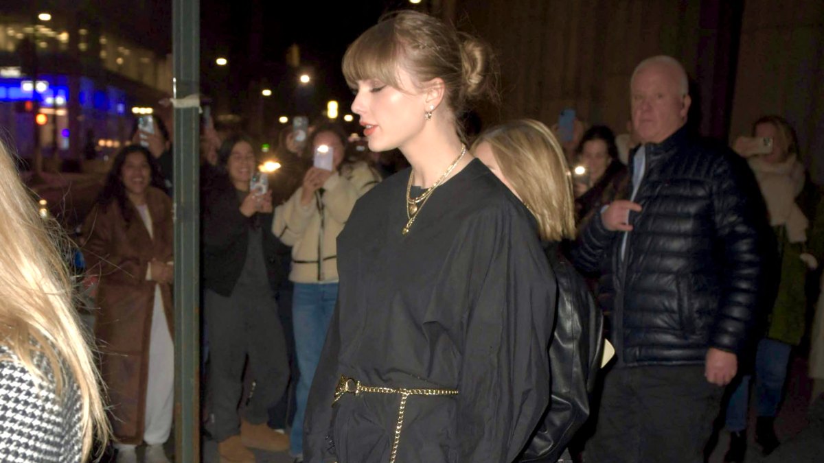 taylor swifts black outfit gives reputation vibes in ncy