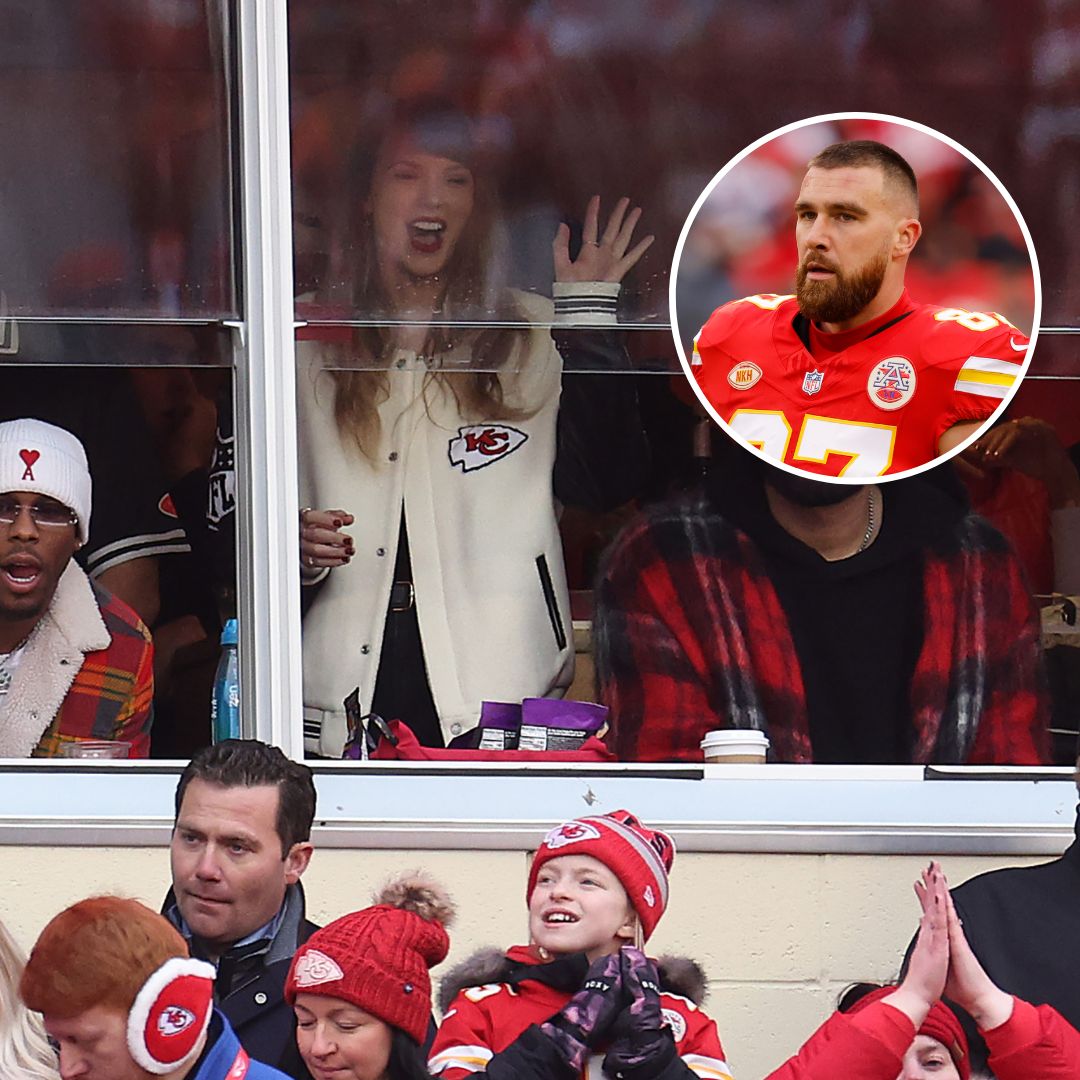 Travis Kelce Hypes Up Taylor Swift After She Wore Custom Chiefs Jacket to New Year’s Eve Game