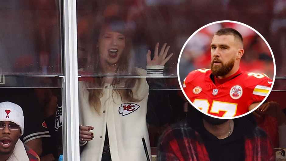 Travis Kelce Hypes Up Taylor Swift After She Wore Custom Chiefs Jacket to New Year’s Eve Game