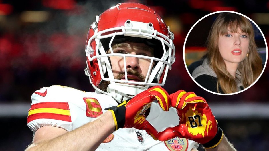 travis kelce does taylor swifts heart hands after touchdown