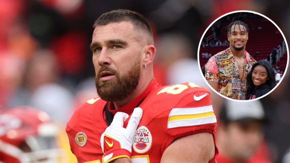 Travis Kelce Shades Simone Biles’ Husband After ‘Catch’ Comment