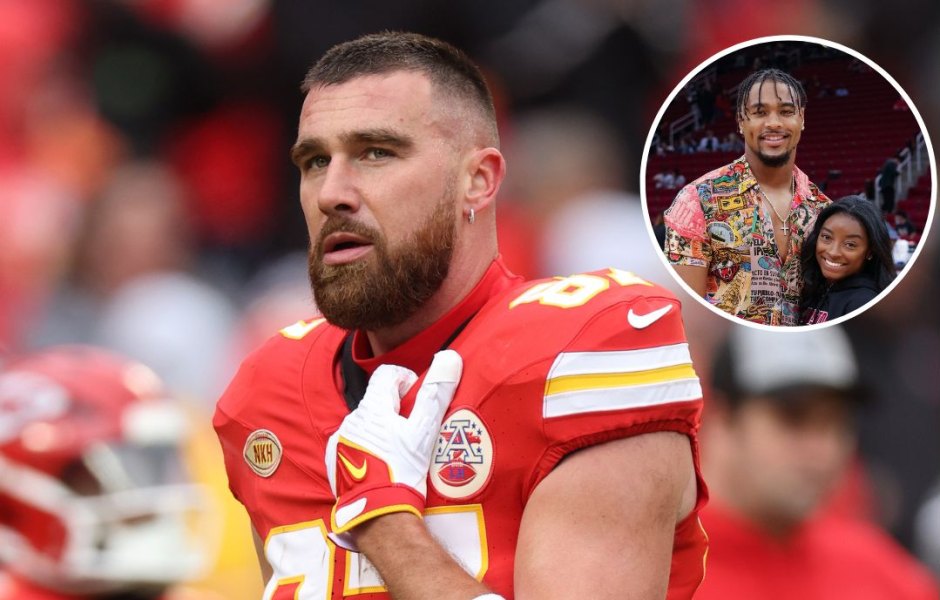 Travis Kelce Shades Simone Biles’ Husband After ‘Catch’ Comment