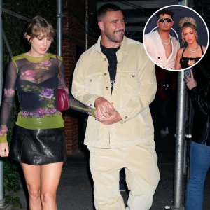 Taylor Swift and Travis Kelce, Patrick and Brittany Mahomes