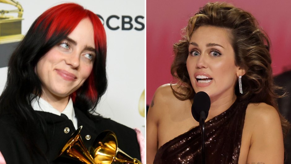 Billie Eilish Reveals What Miley Cyrus Told Her at 2024 Grammys