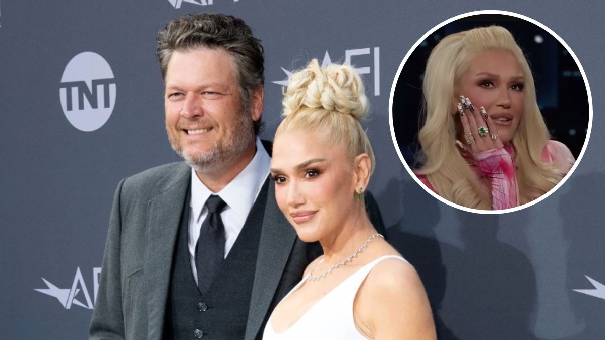 Gwen Stefani Shows Off New Ring From Blake Shelton