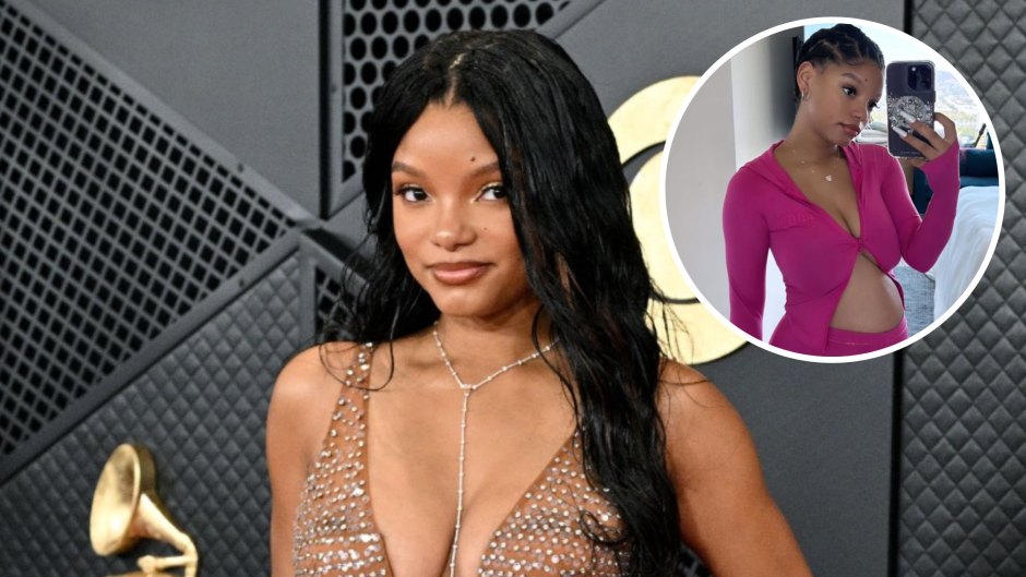 Halle bailey before and after pregnancy photos