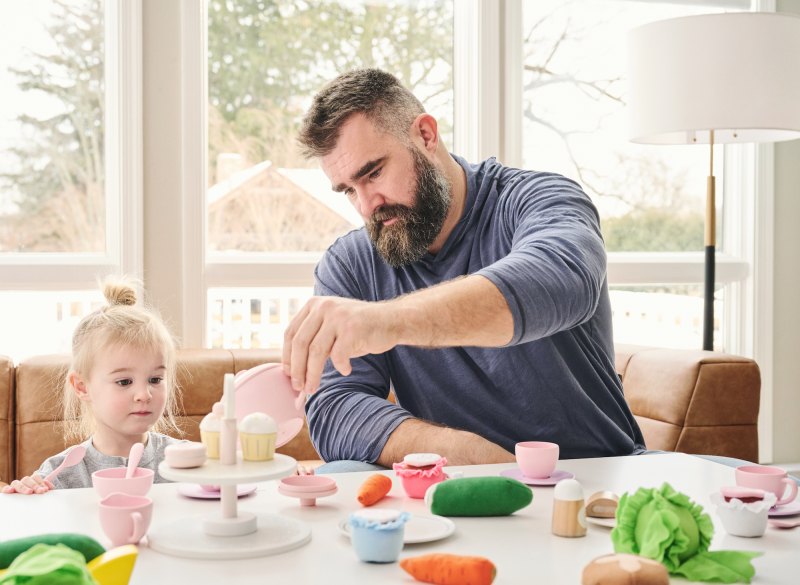 Kylie and Jason Kelce Reveal Playroom Makeover with Pottery Barn Kids 4