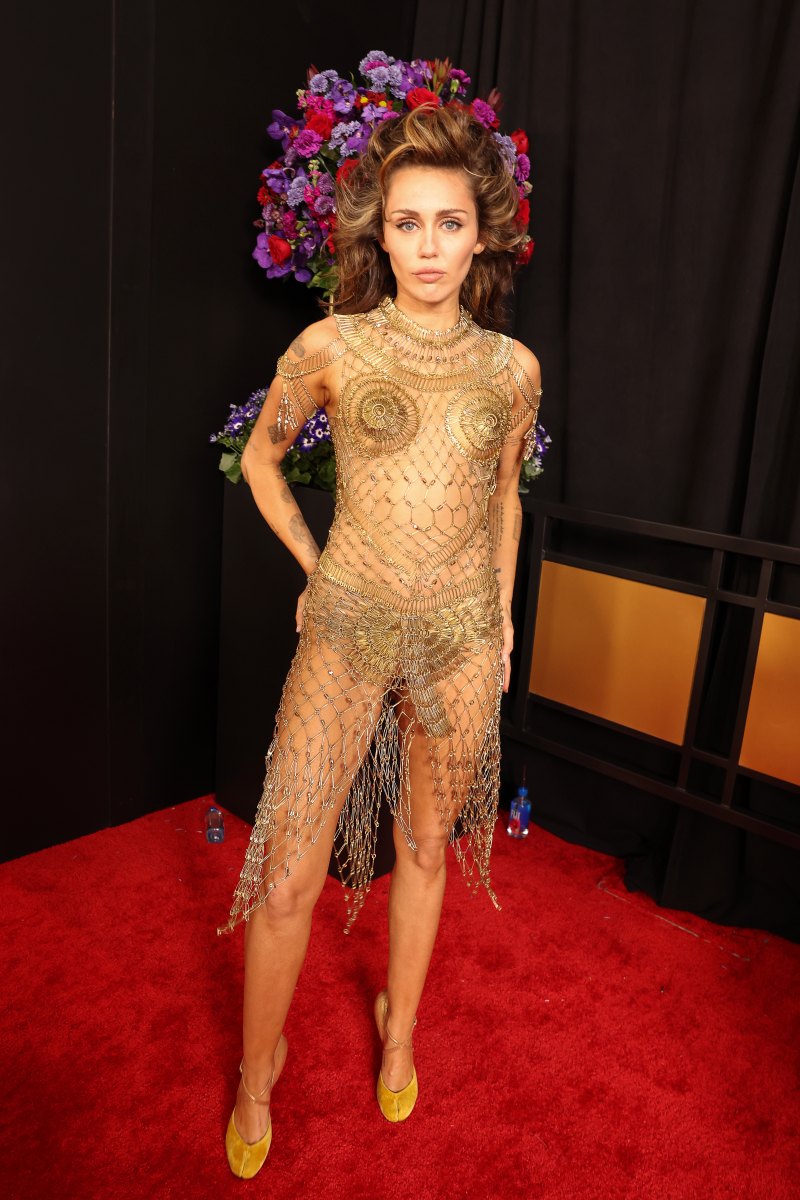 Miley Cyrus Channels Cleopatra for the 2024 Grammy Awards Red Carpet