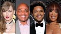 Taylor Swift, Charles Barkley, Trevor Noah and Gayle King