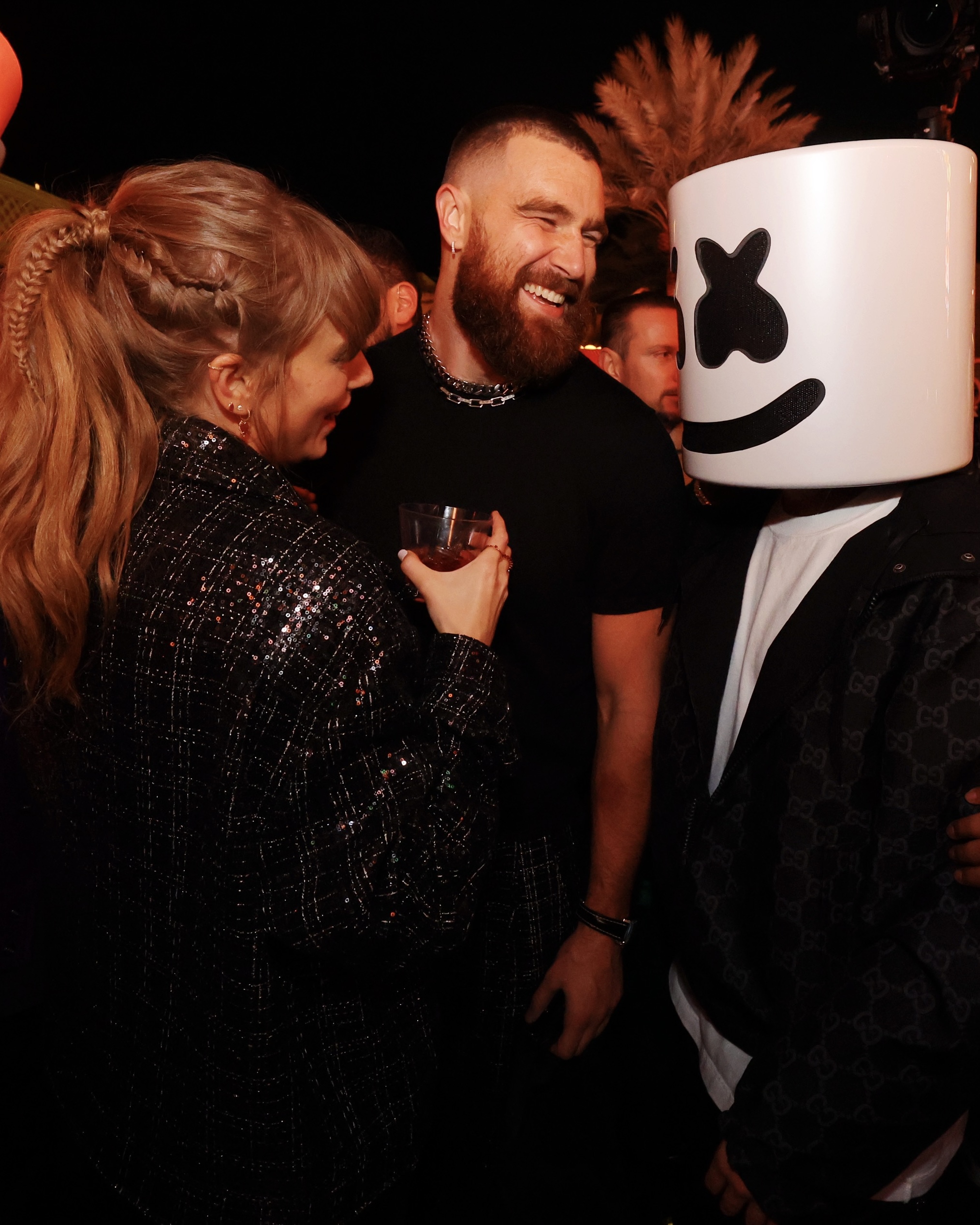 Taylor Swift, Travis Kelce Super Bowl 2024 Afterparty Photos