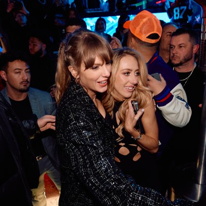 Taylor Swift and Brittany Mahomes celebrate chiefs super bowl win at afterparty