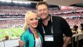 Blake Shelton and Gwen Stefani Have Date Night at Super Bowl