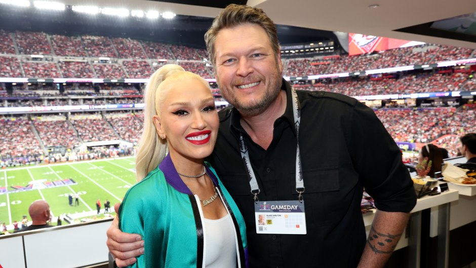 Blake Shelton and Gwen Stefani Have Date Night at Super Bowl