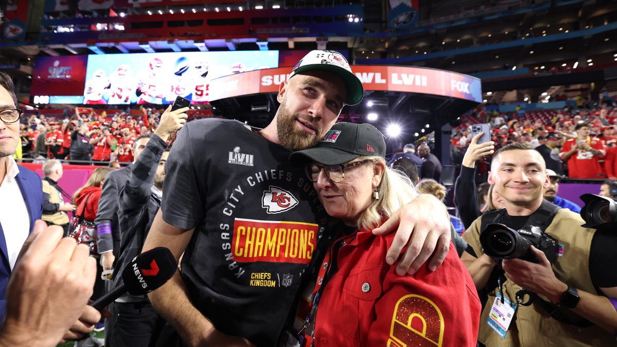 Donna Kelce Says She'll Probably Watch Son Travis Play in the Super Bowl From 'the Stands'
