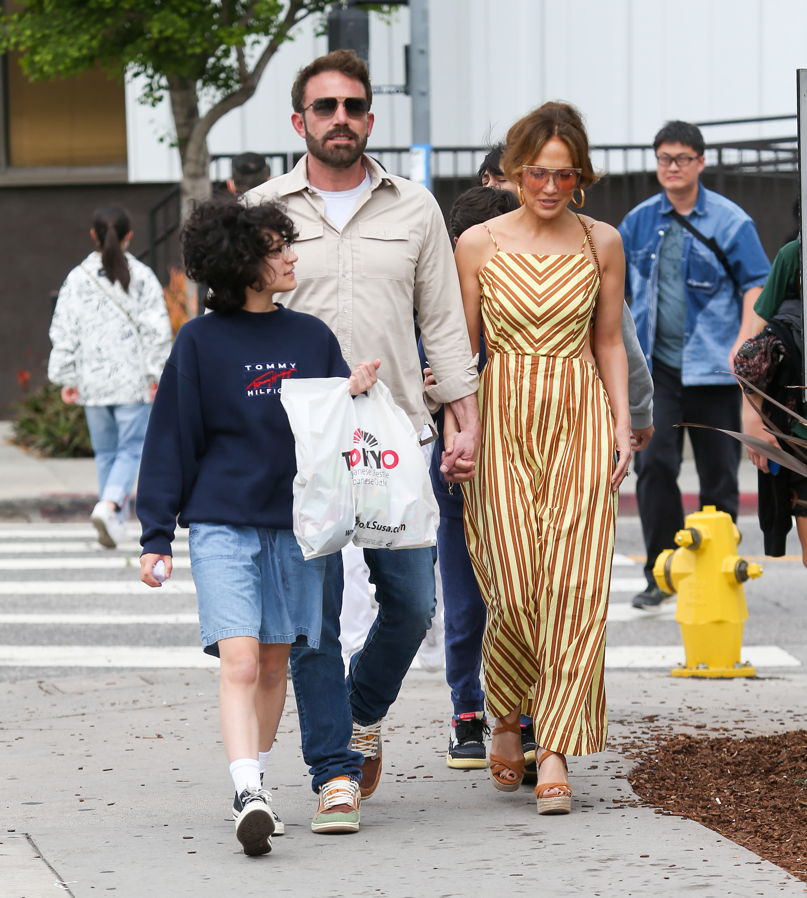emme munizs relationship with stepdad ben affleck in photos