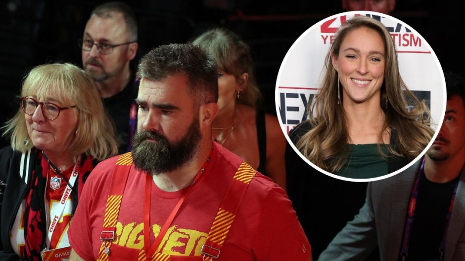 Kylie Kelce Trolls Husband Jason Kelce’s ‘Three Dance Moves’ at Super Bowl Afterparty