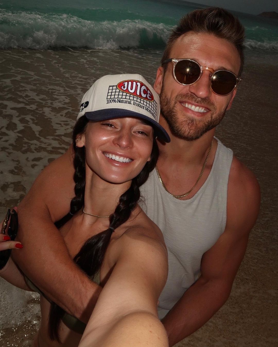Kristin and Kyle Juszczyk
