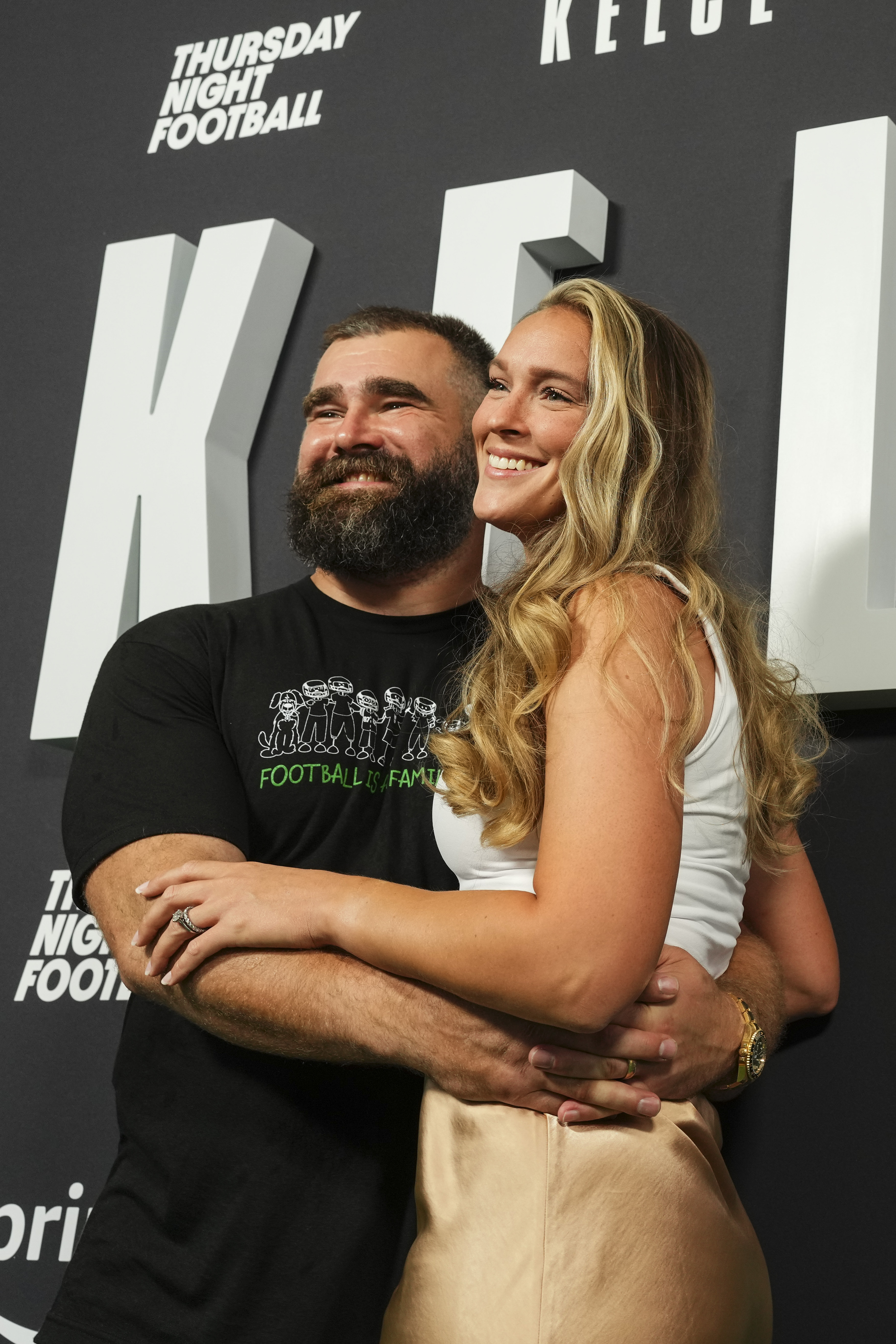 Kylie Kelce Trolls Husband Jason Kelce&rsquo;s &lsquo;Three Dance Moves&rsquo; at Super Bowl Afterparty
