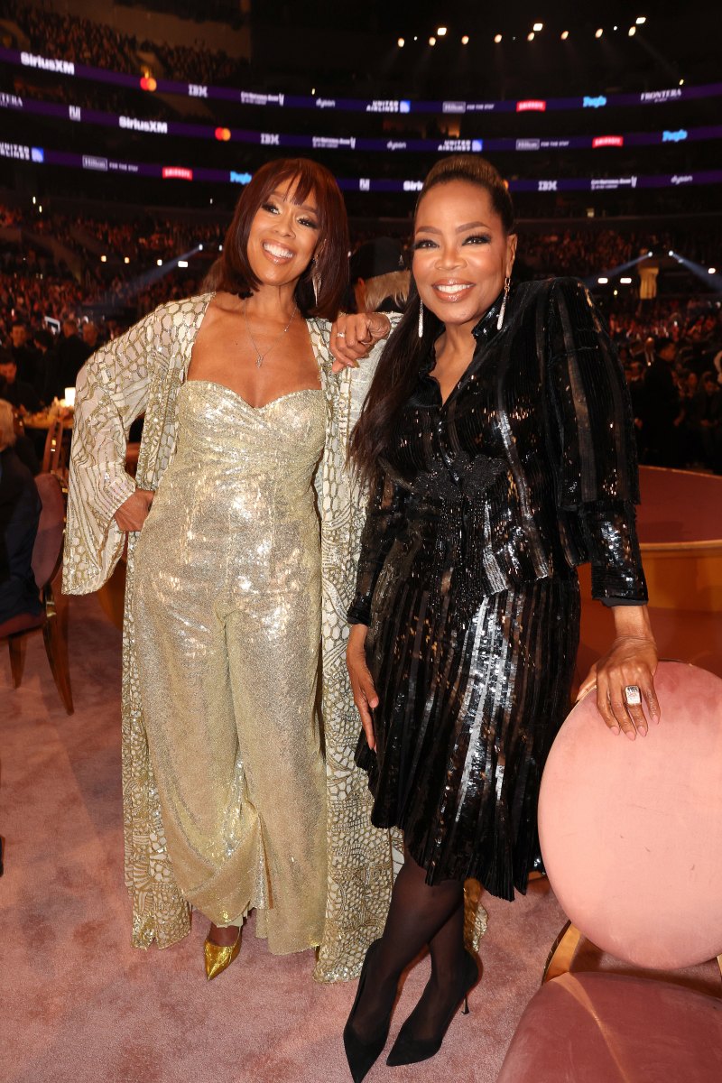 oprah gayle king grammys 2024
