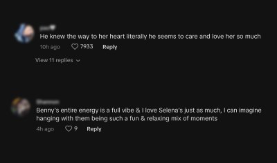selena gomez benny blanco comments