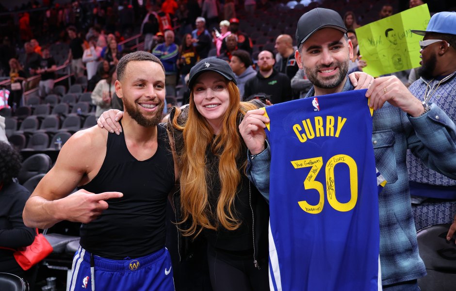Steph Curry Reveals He's Lindsay Lohan's Son's Godfather