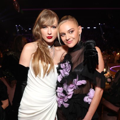 taylor swift kelsea ballerini dance to miley at grammys