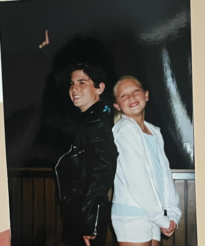 taylor swift is greases sandy in throwback theater photos