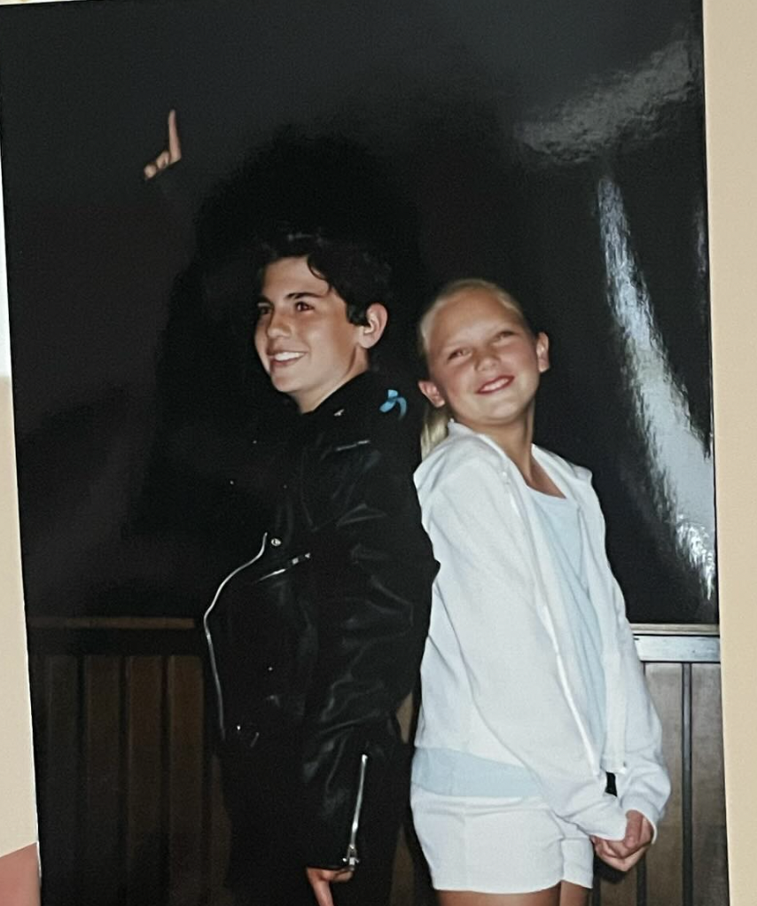 taylor swift is greases sandy in throwback theater photos