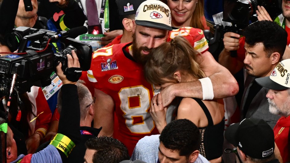 taylor swift travis kelce attend super bowl afterparty