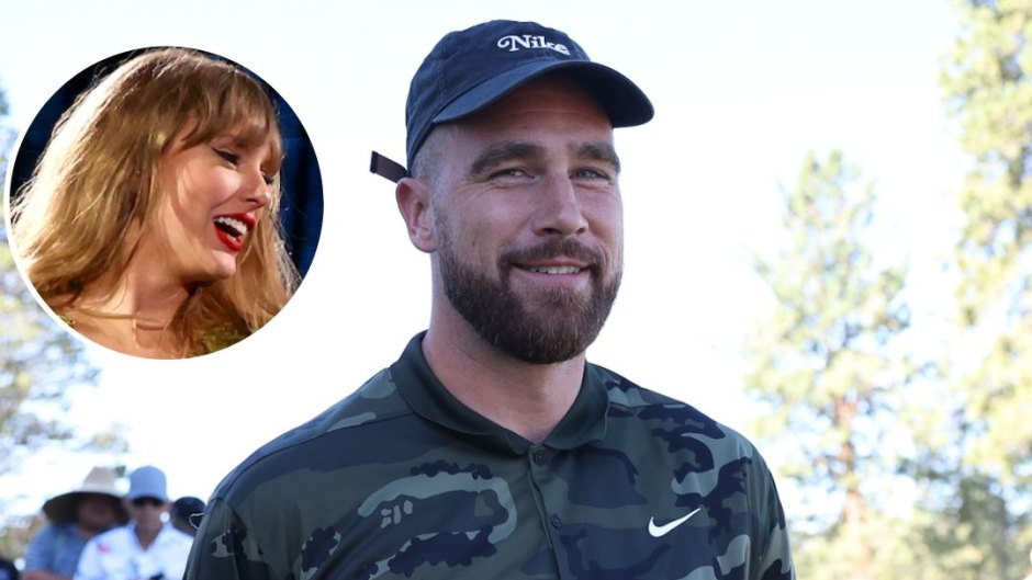 travis kelce plays golf in las vegas while taylors on tour