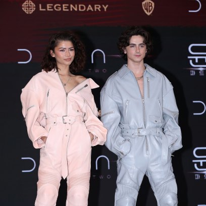 Zendaya, Timothee Chalamet Twin in Jumpsuits for 'Dune 2'