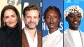 A side by side photo of Katie Holmes, Joshua Jackson, Jodie Turner-Smith and Lupita Nyong'o