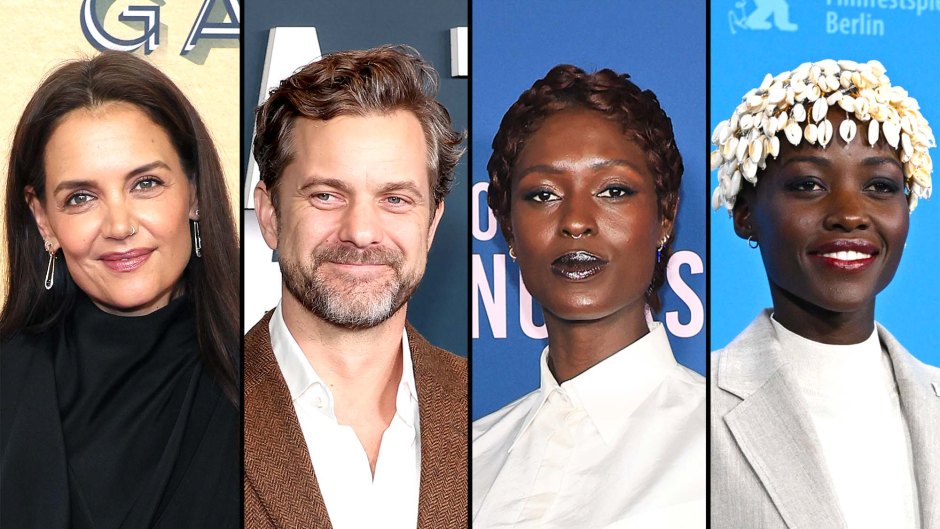 A side by side photo of Katie Holmes, Joshua Jackson, Jodie Turner-Smith and Lupita Nyong'o