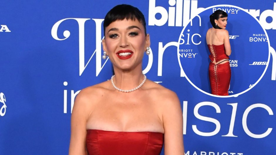 Katy Perry Flaunts Thong in 2-Piece Dress