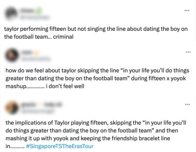Taylor Swift s Cuts Line From Fifteen About Football 617