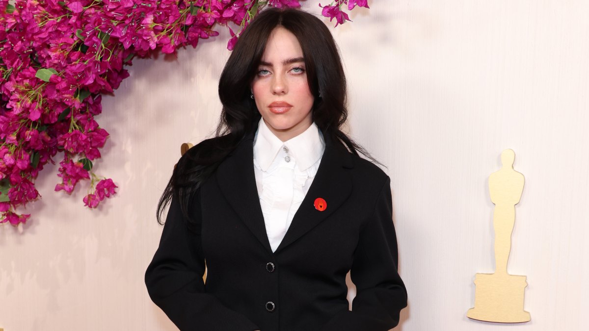 Billie Eilish Wears Ceasefire Pin on Oscars 2024 Red Carpet