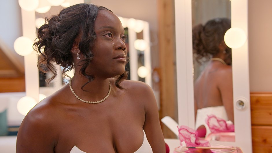 Love Is Blind's AD Smith cries while in her dressing room after her wedding