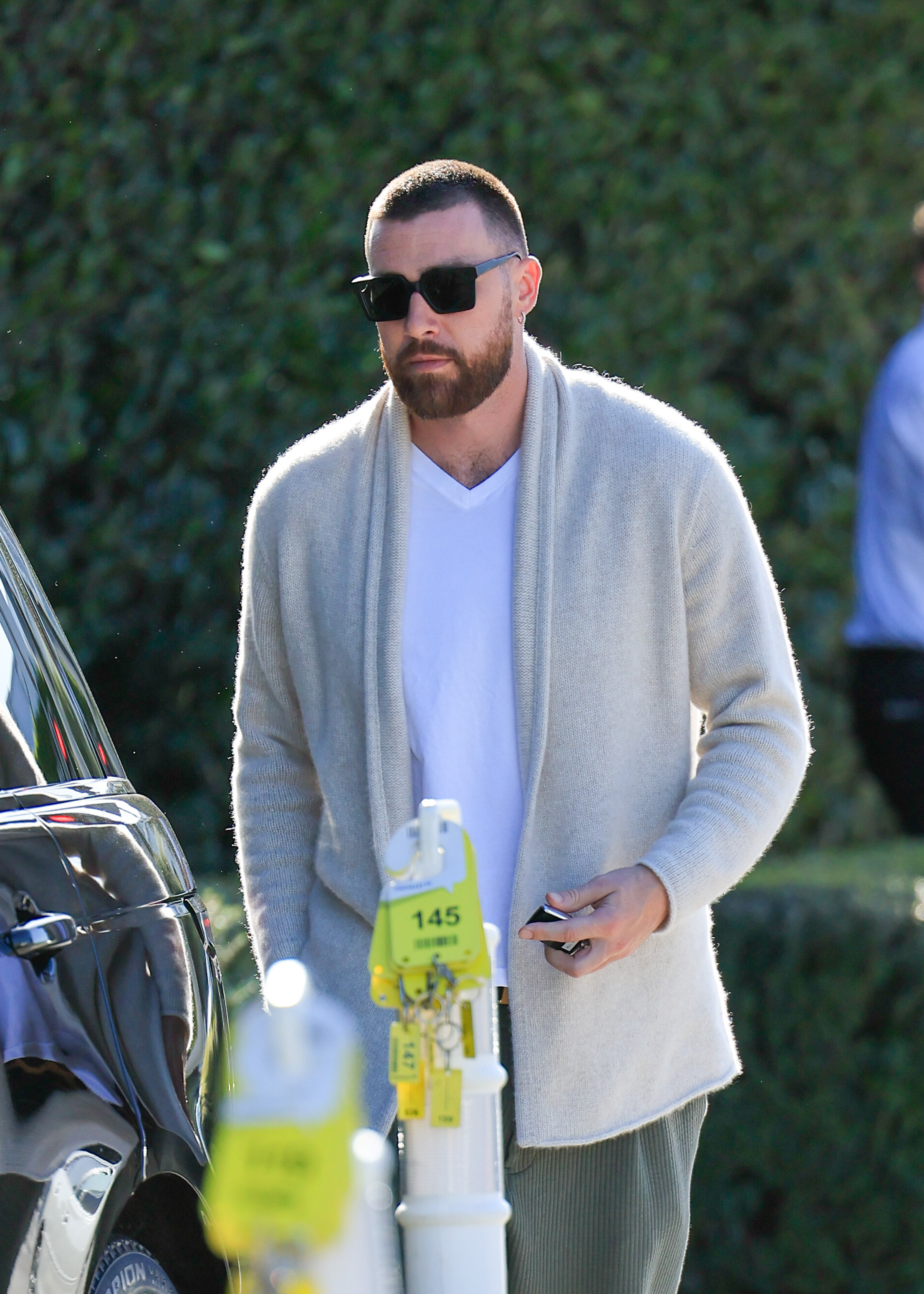 Travis Kelce Spotted in LA Without Taylor Swift After Oscars Party